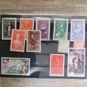 Zestaw znaczków Monako 