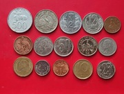 MONETY EGZOTYCZNE 15 sztuk każda inna CIEKAWE