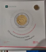 5 zł 2018 rok 100-lecie