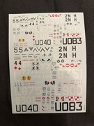 Kalki / kalkomanie Fighters over France 1940 Topcolors 17 Kagero 