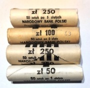 Rulony mennicze NBP.