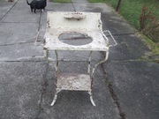 STARA MIĘDZYWOJENNA TOALETKA UMYWALKA METALOWA # 4