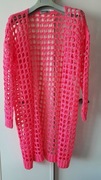 Kardigan damski różowy
