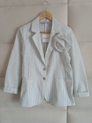 Marynarka Chance Off S M Made in Italy zara cocomore z różą