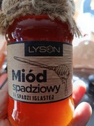 Miód spadziowy że spadzi iglastej Łysoń 0.4 l