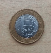 Rzadka moneta 1 Real Brazylia 2013 – Odwrotka / Błąd menniczy!