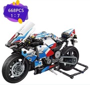 Klocki wzór LEGO BMW 1000RR Motocykl Prezent Wyścigowy HIT Okazja