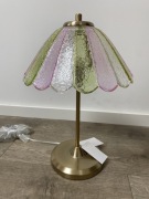 Lampka nocna szklana witraż Tiffany szklana