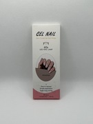 Pótutwardzalne naklejki zelowe na paznokcie gel bezowe UV LED