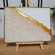 Autorski obraz "Złota rzeka" 30x40