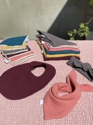 Zestaw - opaska, śliniak, apaszka, zabawka