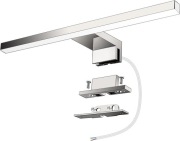 Lampa nad lustro LED srebrna 60 cm