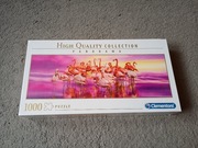 PUZZLE 1000 el. FLAMINGO DANCE FLAMINGI FLAMING CLEMENTONI