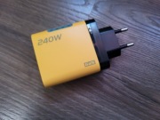 Ładowarka sieciowa 240W Usb-C PD + QC3.0/5 portów/Szybkie ładowanie