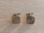 Spinki do mankietów złote komplet