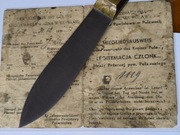 legitymacja członkowska OCHOTNICZA STRAŻ POŻARNA Puławy Kurów 1940