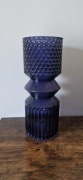 wazon na kwiaty szklany wys.30cm nowoczesny ze wzorem tuba cylinder art-pol