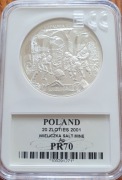 20 zł  Kopalnia Soli w Wieliczce  z 2001 gcn pr 70