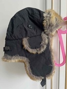 CZAPKA ZIMOWA z nausznikami BARTS Kamikaze czarna z futrem Unisex