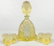 Komplet do likieru Mirror F. Halama Bohemia karafka + 6 kieliszków