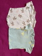 2 szt t-shirt chłopięc reserved 110 cm mięta rogal