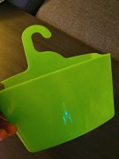 Wiszący pojemnik organizer przechowywanie vintage PRL