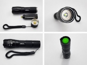 Latarka taktyczna policyjna Led szperacz Cree xm-L3 ZOOM