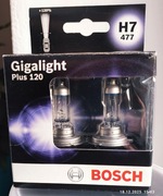 Żarówki H7 Bosch Gigalight Plus 120 - zestaw 2 szt. OKAZJA! + GRATIS 3 szt!