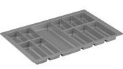 Wkład na sztućce Organizer 47x70 cm | SZARY ORGA-BOX