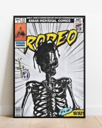 Plakat A4 21x30 Travis Scott Y2K do pokoju