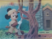 Pocztówka trójwymiarowa Mickey Mouse the Hunter