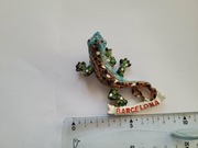 Magnes na lodówkę -  804f. BARCELONA Jaszczurka