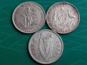 Anglia Szyling 1916 -1941 rok ( 3 sztuki) bardzo ładne