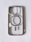 Etui/case przezroczyste z magsafe szare iPhone 16 pro