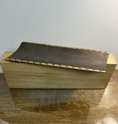 podstawka na dlugopis pioro wieczne na biurko, ciezki miedziany urokliwy