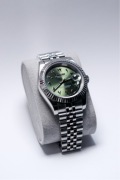 Zegarek Custom Seiko Datejust Mod Arabic Dark Green Olive