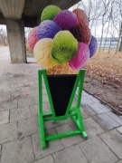 Potykacz reklamowy lody 