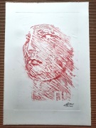 IGOR MITORAJ  litografia barwna - tłoczona „ TINDARO - TYNDAREOS ”