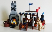 Lego Moc Castel/Medieval kuźnia kram zbrojownia klanu Black Falcon