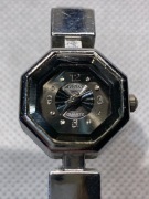 Zegarek Damski USS Quartz Cuff Bangle Ośmiokątny Vintage Grafitowy