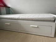 łóżko młodzieżowe rozkładane IKEA BRIMNES