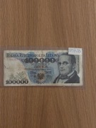 Banknot 100000 zl 1990
