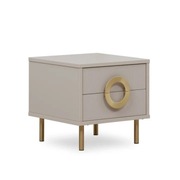Stolik nocny Nubo New Elegance kaszmirowy 
