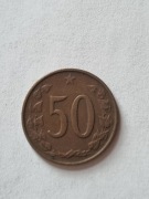 moneta 50 HALERZY * CZECHOSŁOWACJA * 1965