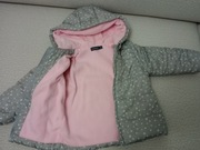 Kurteczka dla dziewczynki  rozm 92 plus czapka z szalikiem Ajs. 