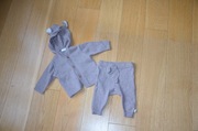komplet hust&claire spodnie i bluza z uszami /dres r. 62 cm/3 m