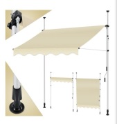 Markiza balkonowa zaciskowa 200 cm