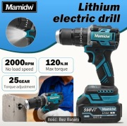 Wiertarko wkrętarka akumulatorowa Gisam, Makita