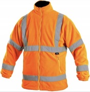 Kurtka polarowa odblaskowa ostrzegawcza pomarańczowa VWFC13 Vizwell M Beta
