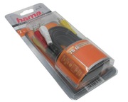 NOWY Kabel Hama 3Cinch/3Cinch RCA 2m 75 ohm 6wtyk